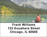 Serenity On The Kayak Address Labels | LBZSAI-08
