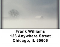 Winter on the Prairie Address Labels | LBZSCE-07