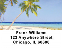 Palm Tree Paradise Address Labels | LBZSCE-22