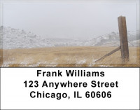 Wintered Foothills Address Labels | LBZSCE-49