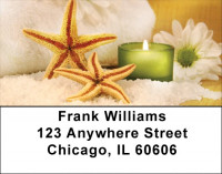 Seashells - Spa Time Address Labels | LBZSCE-61