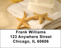 Seashells - Spa Time Address Labels | LBZSCE-61