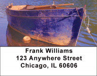 Vintage Fishing Boats Address Labels | LBZSCE-74