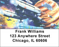 Space Cruisers Address Labels | LBZSPA-01