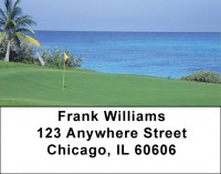 Golf Courses On The Ocean Address Labels | LBZSPO-42
