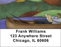 Sports - Fishing - Lazy Day Fishing Address Labels | LBZSPO-64