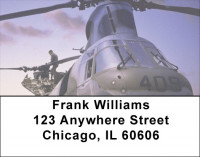 Military Choppers Address Labels | LBZTRA-21