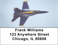 Navy Stunt Planes Address Labels | LBZTRA-30