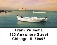 Vintage Boats From Around The World Address Labels | LBZTRA-41