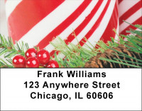 Christmas - Candy Cane Christmas Address Labels | LBZXMS-24