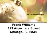 May Your Holidays Glisten Address Labels | LBZXMS-54