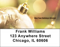 May Your Holidays Glisten Address Labels | LBZXMS-54