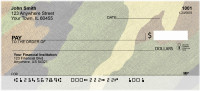 Camouflage - Bright Green Camo Personal Checks | MIL-23