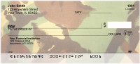 Camouflage - Bright Greens Personal Checks | MIL-24