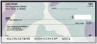 Tempting Teal Camos Personal Checks | MIL-28
