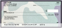 Tempting Teal Camos Personal Checks | MIL-28