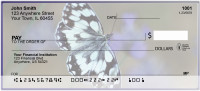 Lavender Blue Butterfly Personal Checks | MUS-15