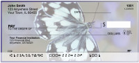 Lavender Blue Butterfly Personal Checks | MUS-15