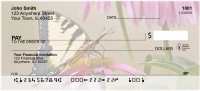 Brown Eyed Susans With Butterfly Personal Checks | NAT-38