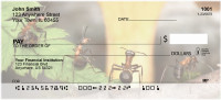 Fern With Insects Personal Checks | NAT-49