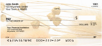 Dried Seed Pods and Flowers Personal Checks | NAT-58