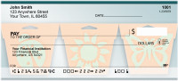 Insects On Flower Pot Personal Checks | NAT-63