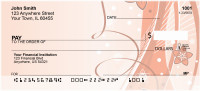 Filigree Floral And Lace Abstract Personal Checks | NAT-70