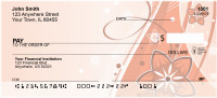Filigree Floral And Lace Abstract Personal Checks | NAT-70