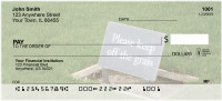 Legalize Marijuana -Please Keep Off The Grass Personal Checks | PAT-33