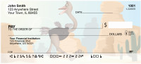 Ostrich Fun Personal Checks | QBA-46