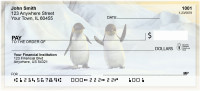 Penguin Sunrise Personal Checks | QBA-54