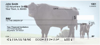 Black Angus Cattle Personal Checks | QBB-08