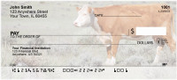 Cattle On Western Prairie Personal Checks | QBB-09
