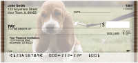 Basset Hound Puppy Personal Checks | QBB-24