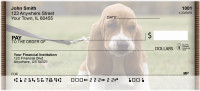 Basset Hound Puppy Personal Checks | QBB-24