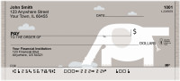 Lucky White Elephants Personal Checks | QBC-19