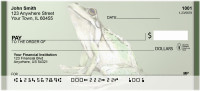 Green Frog Pencil And Watercolor Personal Checks | QBC-53