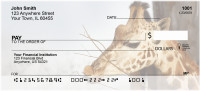 Towering Giraffe Personal Checks | QBC-57