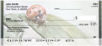 Ladybug In Watercolor Personal Checks | QBC-88