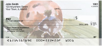 Ladybug In Watercolor Personal Checks | QBC-88