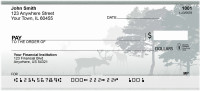 Moose In Misty Morning Personal Checks | QBD-07