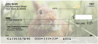 Bunny Springtime Personal Checks | QBD-13