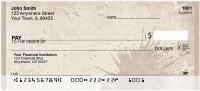 Antique Musical Garden Personal Checks | QBE-75