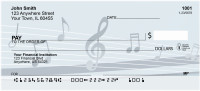 Music Note Melodies Personal Checks | QBE-94