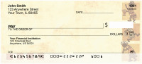 African Tribal Musicians Personal Checks | QBF-03