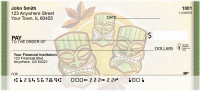 Tiki Masks Personal Checks | QBF-24