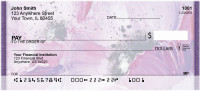 Splashes Of Lavender Personal Checks | QBG-21