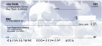 Skulls Looming from Land And Sea Personal Checks | QBI-10