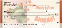 Smart And Blonde Personal Checks | QBI-50