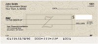 Golden Carved Monogram - Z Personal Checks